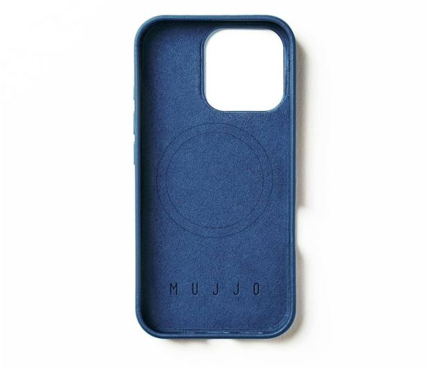 MUJJO Leather Case iPhone 16 Pro MagSafe blue MUJJOCL051BL - 1296448 - zdjęcie 2